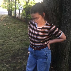 striped t-shirt